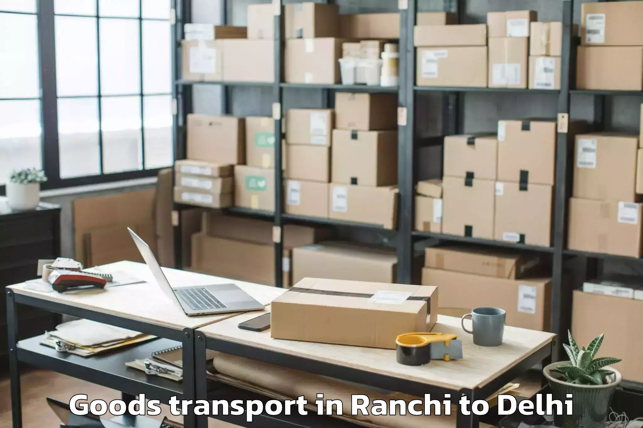 Discover Ranchi to Patel Nagar Goods Transport